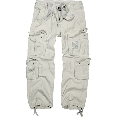 Image de Brandit PURE Vintage Pantalon cargo, Homme, Taille: 3XL, White