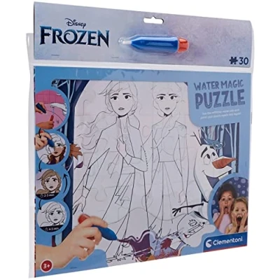 Image de CLEMENTONI Frozen 30pzs Does Not Apply Water Magic Disney La Reine des Neiges 30 pièces Puzzle pour Enfants à partir de 3 Ans, fabriqué en Italie, 22705, Multicolore, Medio
