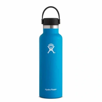 Image de HYDRO FLASK Gourde Isotherme 621 ml (21 oz) Bouteille Inox à Isolation Sous Vide Bouchon Antifuite et Revêtement par Poudre Sans BPA Ouverture Standard Pacific