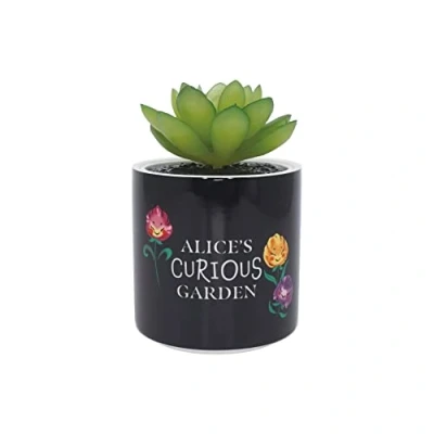 Image de Disney Pot de Fleurs en grès, Noir, 150 ML