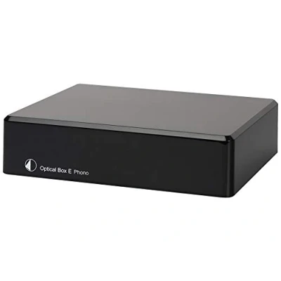 Image de Pro Ject Optical Box E Phono Préamplificateur avec convertisseur A/D &amp; Line in/Out (Noir)