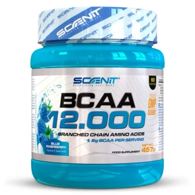 Image de BCAA poudre 12.000 457 g 2.1.1 en Acide aminé amino acids Leucine, Valine, Isoleucine acides aminés (Blue raspberry)