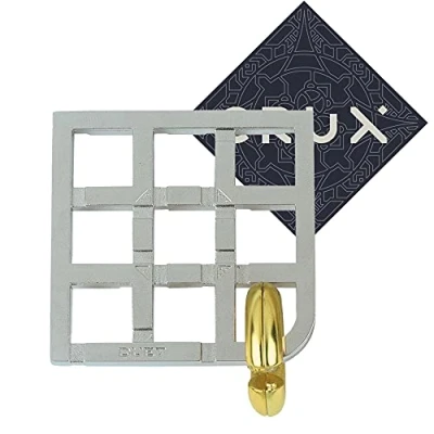 Image de Hanayama Puzzle Duo Casting Niveau 5 sur 6 Très Difficile Autocollant Crux inclus