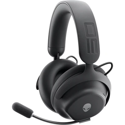 Image de Alienware Casque Gaming sans Fil Pro Haut parleurs 50 mm en graphène, ANC Hybride, 75h d’autonomie, AI Micro, Command Center, Dark Side of The Moon