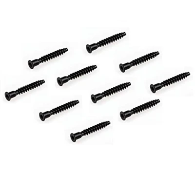 Image de Gedotec Lot de 100 vis raccordement pour meuble Confirmat 7 x 50 mm Trou Ø 5 Acier Noir