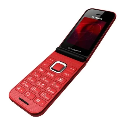 Image de Téléphone mobile senior AIWA FP 24RD Double SIM Écran couleur Appareil photo 0,3 MP