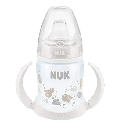 Image de NUK First Choice Tasse d&#039;apprentissage avec bec verseur anti goutte en silicone150 ml 6 à 18 mois