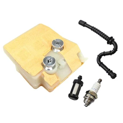Image de AISEN filtre à air + bougies d&#039;allumage tuyau essence pour tronçonneuse Stihl 026 PRO MS260 MS240 anciens modèles # 1121 120 1612.