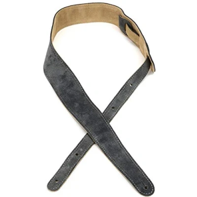 Image de Fender©&quot;Reversible Suede&quot; Sangle pour Guitare et Basse 5cm de large Gris/Beige