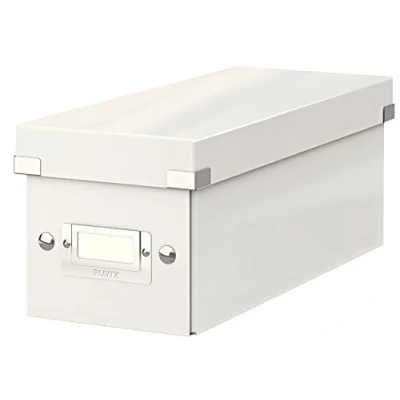 Image de Leitz Boîte de Rangement Format CD, Blanc, Click &amp; Store, 60410001