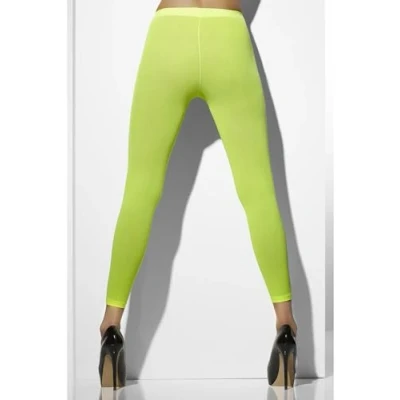 Image de Smiffys Legging opaque, vert fluo