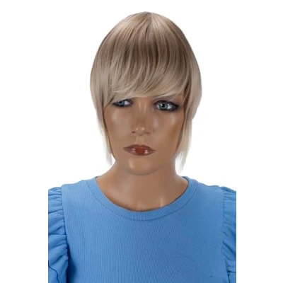Image de CAISHA Bangs Clip In Extensions Franges Frontales Postiche De Cheveux Mélange Blond F15 2