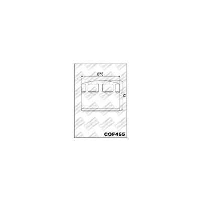 Image de Filtre à huile CHAMPION HF565 COF465