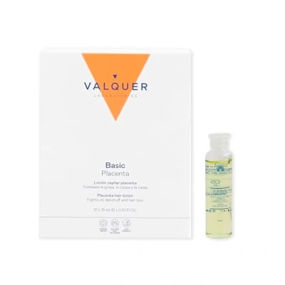 Image de Valquer Professional Placenta Lotion Capillaire. Combat : Pellicules, Graisse, Séborrhée et Automne Cloques de Cheveux. Stimulant Capillaire sans Sulfate 12X15 ml