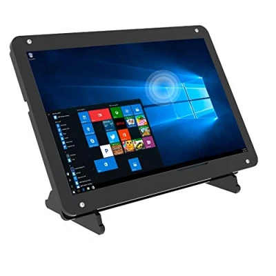 Image de CUQI Moniteur à écran Tactile de 7 Pouces pour Raspberry Pi, Portable IPS 1024 * 600 HDMI avec étui, Consoles Jeu/PC/Appareil Photo/Win OS
