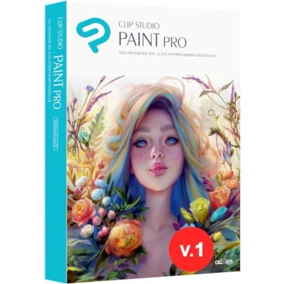 Image de CLIP STUDIO PAINT PRO Version 1 Licence perpétuelle pour Windows et MacOS, Allemande