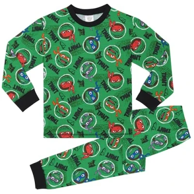 Image de Les Tortues Ninja TMNT Ensemble de Pyjama à Manches Longues 5 6 Ans: 116cm