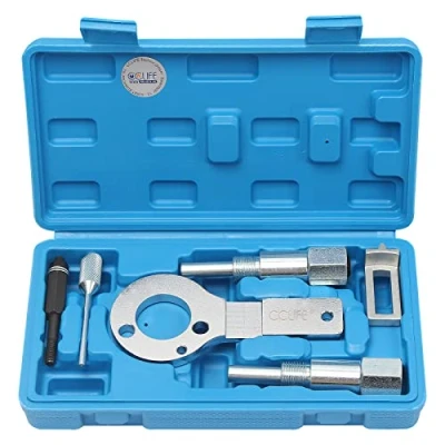 Image de CCLIFE Remplacement de la courroie distribution, blocage, outil réglage, mesure Compatible avec Opel FIAT Saab SIGNUM VECTRA C Astra H1.9D, 2.0D, CDTi, TiD, TTiD, XTTiD