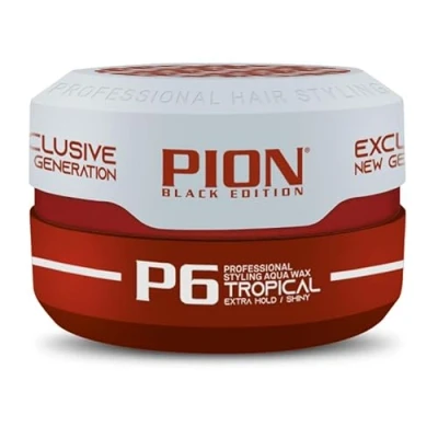 Image de Pion Cire coiffante professionnelle 150 ml Tenue longue durée, texture et volume, usage quotidien, pour tous les types de cheveux (150 (lot 1), P6 Tropical)