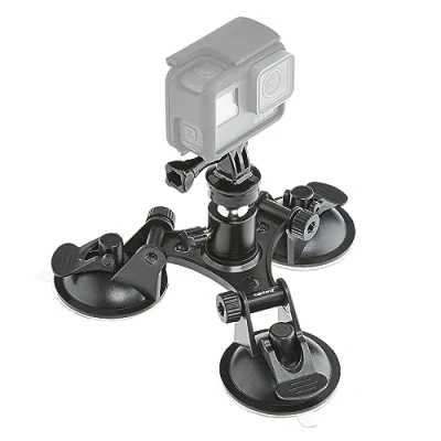 Image de Support à Ventouse Mantona XL pour GoPro Noir