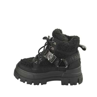 Image de Bottines femme Buffalo Aspha Com Mid Warm Vegan Nubuck/Fur