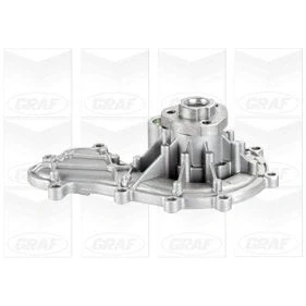 Image de GRAF PA1141 Pompe à eau avec joint d&#039;étanchéite mécanique Tôle d&#039;acier pour système dentrainement courroie trapézoïdale nervures AUDI: A4 B8 Avant