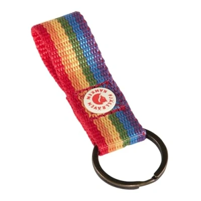 Image de FJALLRAVEN Kånken Rainbow Keyring Gym Bag Unisex, Violet (Motif Arc en Ciel), Taille Unique
