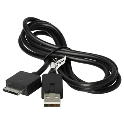 Image de vhbw câble USB compatible avec Sony Playstation Portable Go PSP N1003, N1004 console de données 2 en 1 / chargement 1,2m long