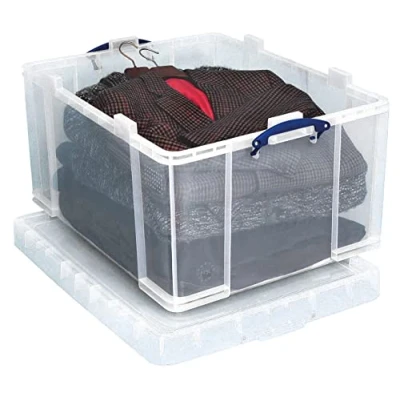 Image de Really Useful Box Boîte à fiche en polypropylène 145 L Transparent