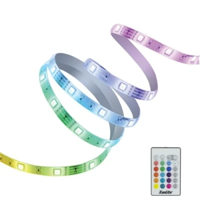 Image de Xanlite Ruban lumineux LED RVB 5M, USB, display 20pcs