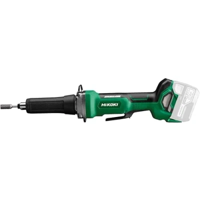 Image de HiKOKI Meuleuse droite sans fil avec interrupteur à pagaie GP18DB (18 V, moteur brushless, pince de serrage Ø : 6 mm, diamètre du col la broche 40 vitesse rotation vide 7000 29000