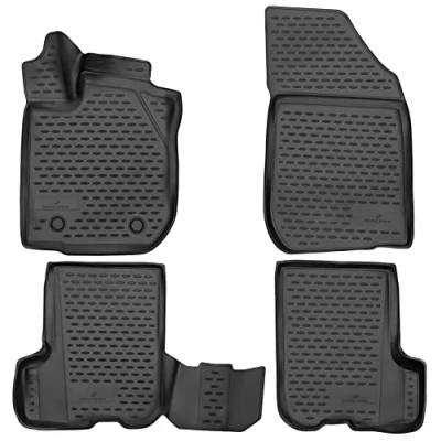 Image de WALSER XTR 75136 Ensemble de tapis sol Caoutchouc avant et arrière Sur mesure
