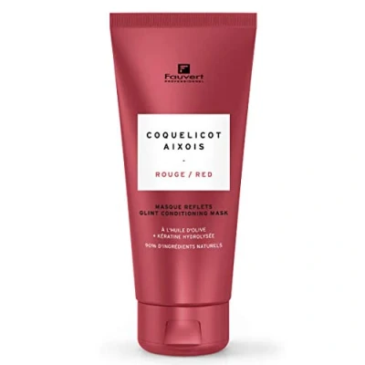 Image de Fauvert Professionnel MASQUE REFLETS Coquelicot aixois (Extrait d’olivier + Kératine hydrolysée) 200ML