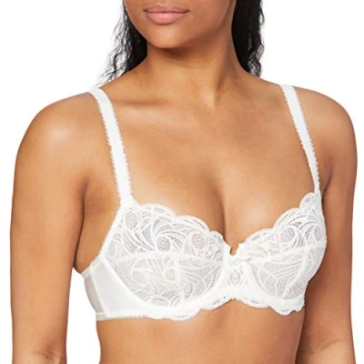 Image de Sans complexe, Ariane Soutien Gorge Classique Armatures, Ecru (Ivoire), 90D (Taille Fabricant: 75/90D)