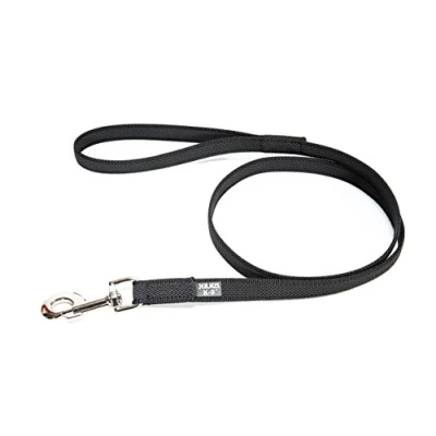 Image de Julius K9 216GM S2 Laisse antidérapante Color &amp; Gray avec poignée, 20 mm x 2 m, Noir Gris