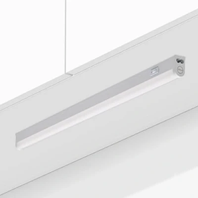 Image de Oktaplex Riga Réglette LED encastrable de cuisine Blanc neutre 4000 K 54 cm Barre lumineuse 230 V Extensible Éclairage sous meuble 840 lm 8,8 W avec interrupteur
