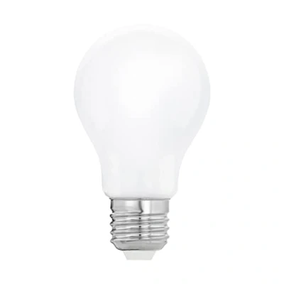 Image de Eglo Ampoule LED E27, lampe Milky en verre opaque, 4 watts (correspond à 40 watts), 470 lumens, blanc chaud, 2700 Kelvin, A60, Ø 6 cm