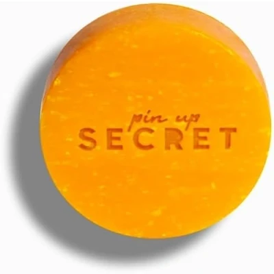 Image de PIN UP Secret Booster d&#039;Éclat Masque Visage Solide au Lait de Chèvre &amp; Curcuma Nettoyant Anti inflammatoire Élimine les Points Noirs Tous types peaux 30 gr