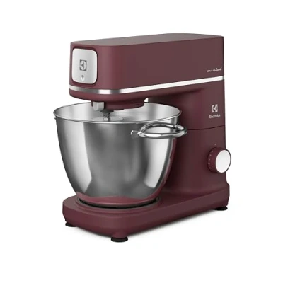 Image de Electrolux E6KM1 4DRT, assistant de cuisine, avec 6 et 4 litres, fouet 1200W, rouge, acier inoxydable