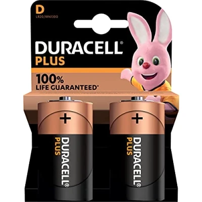 Image de 6 piles Duracell D Plus LR20 MN1300 Alcaline (3 ampoules de 2 batteries)