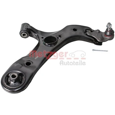 Image de METZGER 58147902 Bras de suspension avec support en caoutchouc, rotule Essieu avant droit barre oscillant transversal