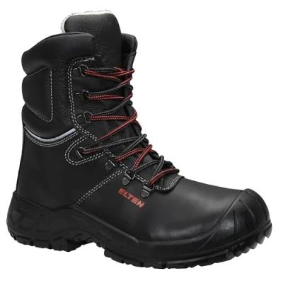 Image de ELTEN Chaussures de Sécurité Hiver Renzo Winter S3 CI,Femme et Homme, Cuir, Embout Acier, Léger, Robuste, Noir, Pointure : 40