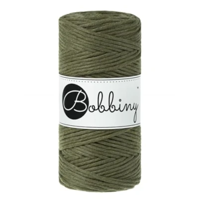 Image de Bobbiny Corde Macramé Peignée Regular 3mm (Avocado) 100m