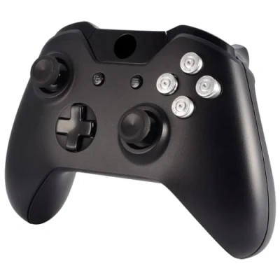 Image de eXtremeRate Boutons ABXY de Remplacement pour Xbox One S/Xbox X/Xbox Elite/Xbox Elite Series 2/Xbox Standard, en Aluminium Argenté