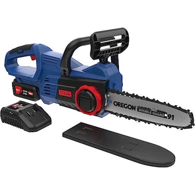 Image de Güde Tronçonneuse sans fil KS 18 401 30 (18 V, longueur de coupe 24 cm, vitesse chaîne max. 6 m/s, système serrage rapide, auto. lubrification la chaîne, guide Oregon &amp; batterie 4 Ah