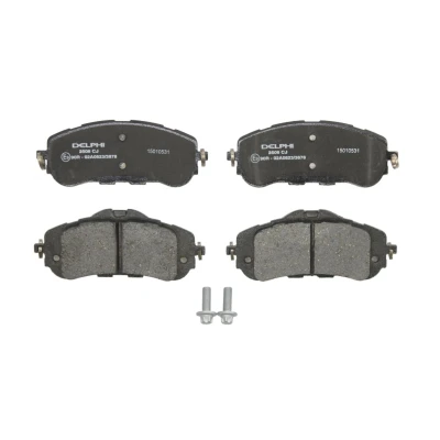 Image de DELPHI LP2506 Jeu de plaquettes frein non préparé pour indicateur d&#039;usure avec tôle anti bruit accessoires PEUGEOT: 308 II 3/5 portes