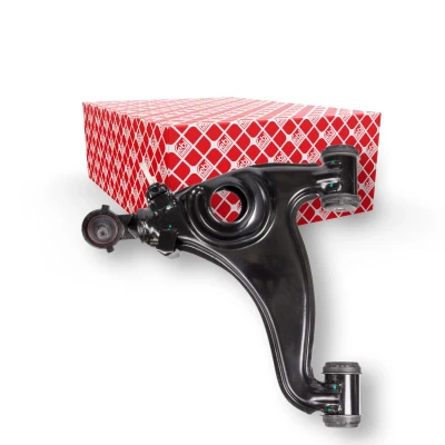 Image de FEBI BILSTEIN 14036 Bras de suspension avec roulement Essieu avant gauche, inférieur barre oscillant transversal Tôle d&#039;acier