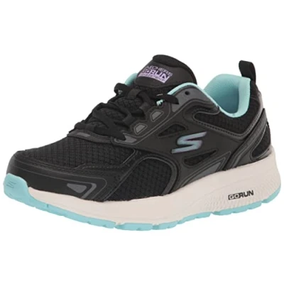 Image de Skechers Femme Go Run Consistant Basket, Noir Aqua, 37.5 EU