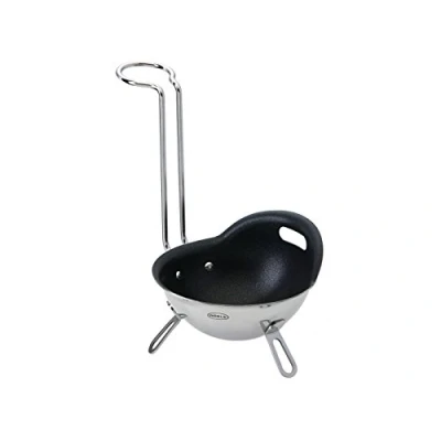 Image de RÖSLE Pocheuse à œufs pour cuire en douceur au bain marie, revêtement anti adhésif ProSlide, acier inoxydable 18/10, passe lave vaisselle