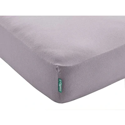 Image de Berlin 202092 Drap Housse en microsatin Bleu foncé 90 x 200 cm